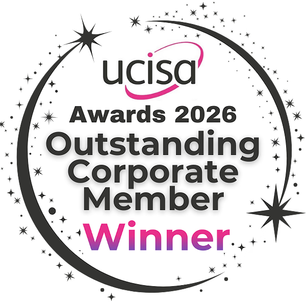 UCISA 2026 Outstanding Corporate Member award winner badge
